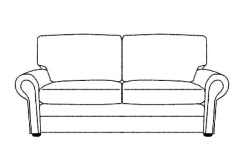 Portland Leather 3.5 Sofa Bed