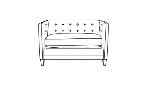 Lovell Fabric Sofa Bed Loveseat