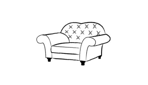 St Dunstan Curved 1.5 Sofa 