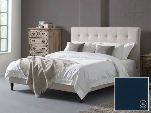 Eliot Emperor Bed - Plush Indigo