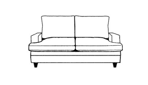 Everest Fabric Sofa 3 Seater