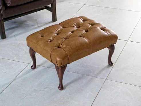 Queen anne footstool