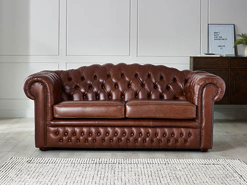 Ashford Vintage Leather Sofa Bed